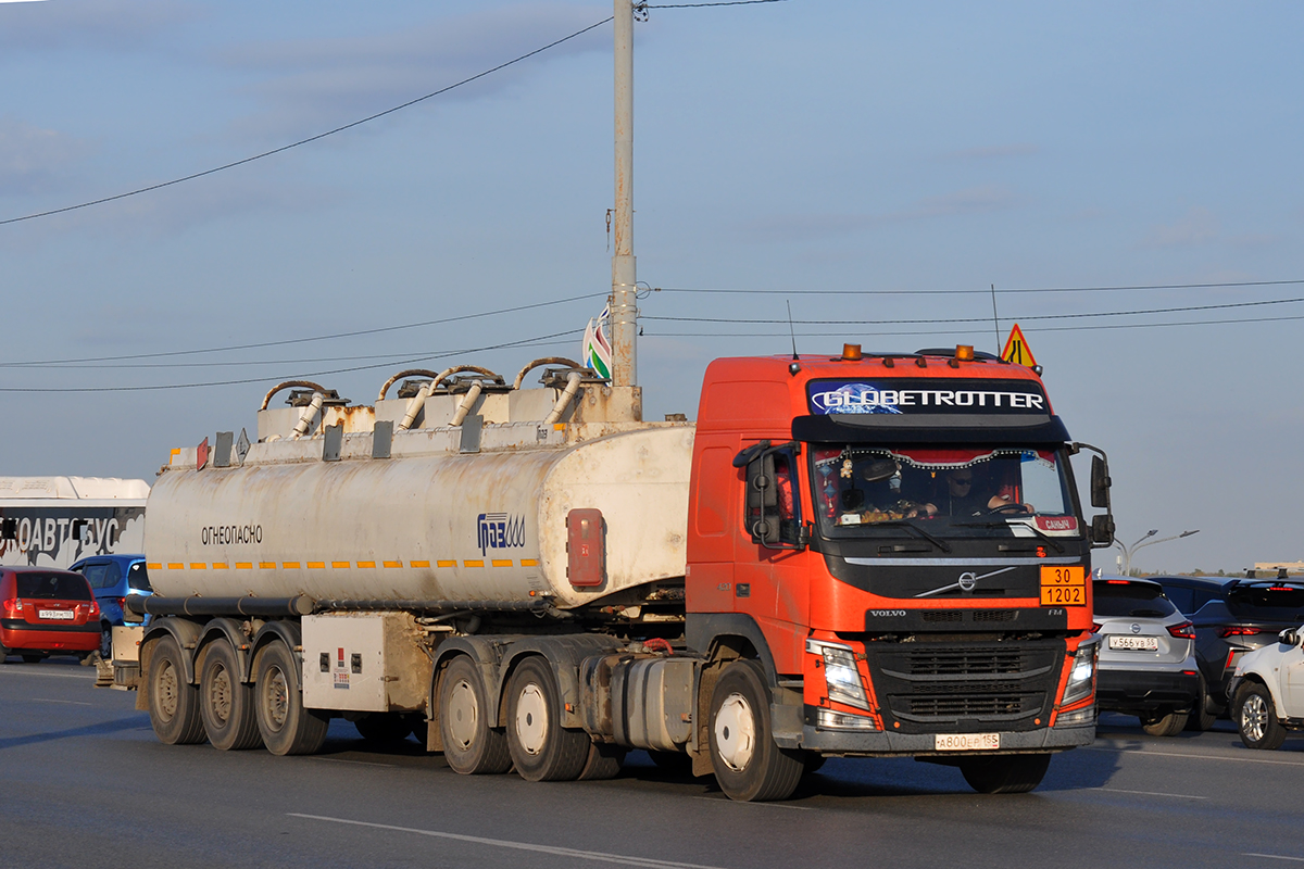 Омская область, № А 800 ЕР 155 — Volvo ('2013) FM.420 [X9P]