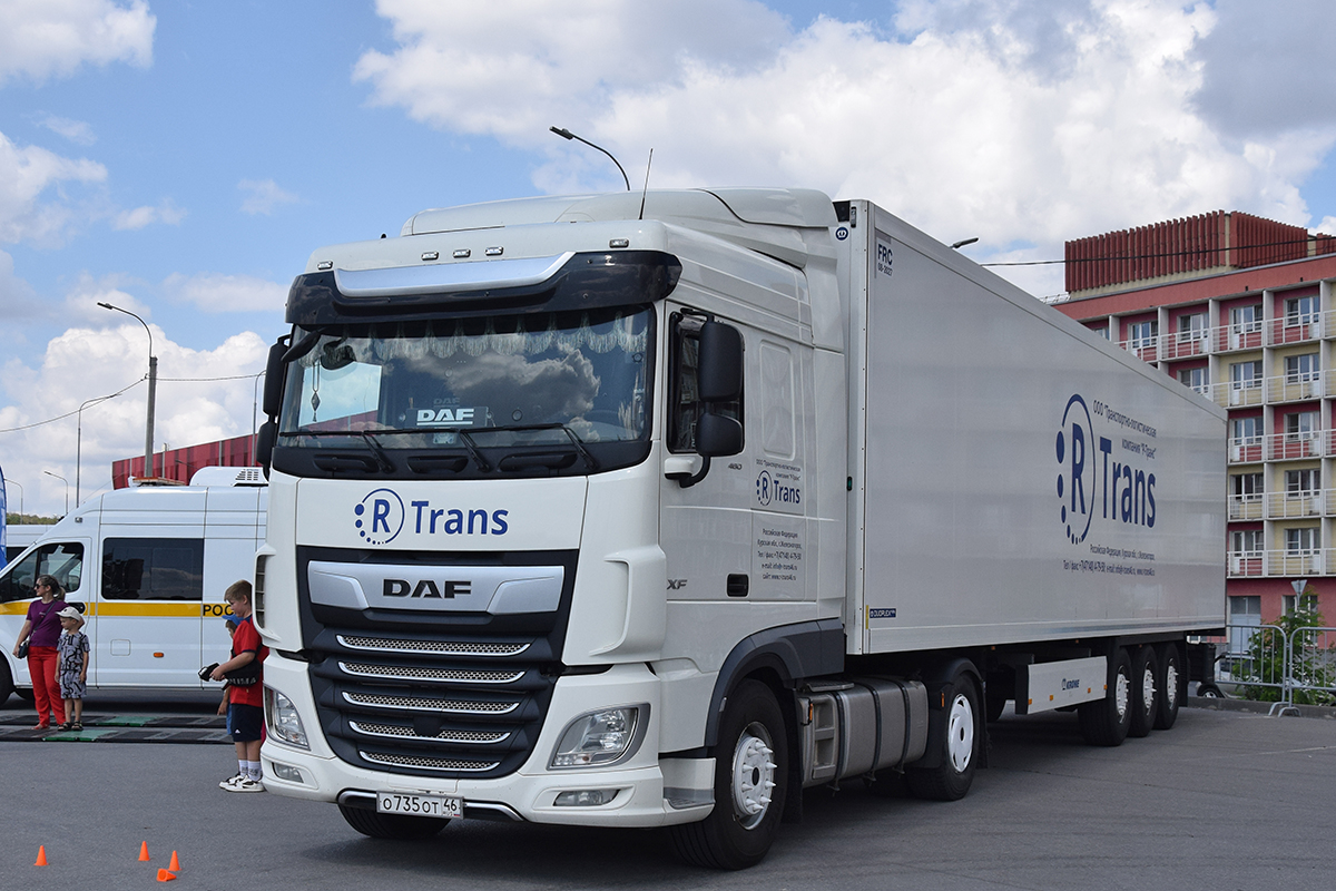 Курская область, № О 735 ОТ 46 — DAF CF Euro6 FT