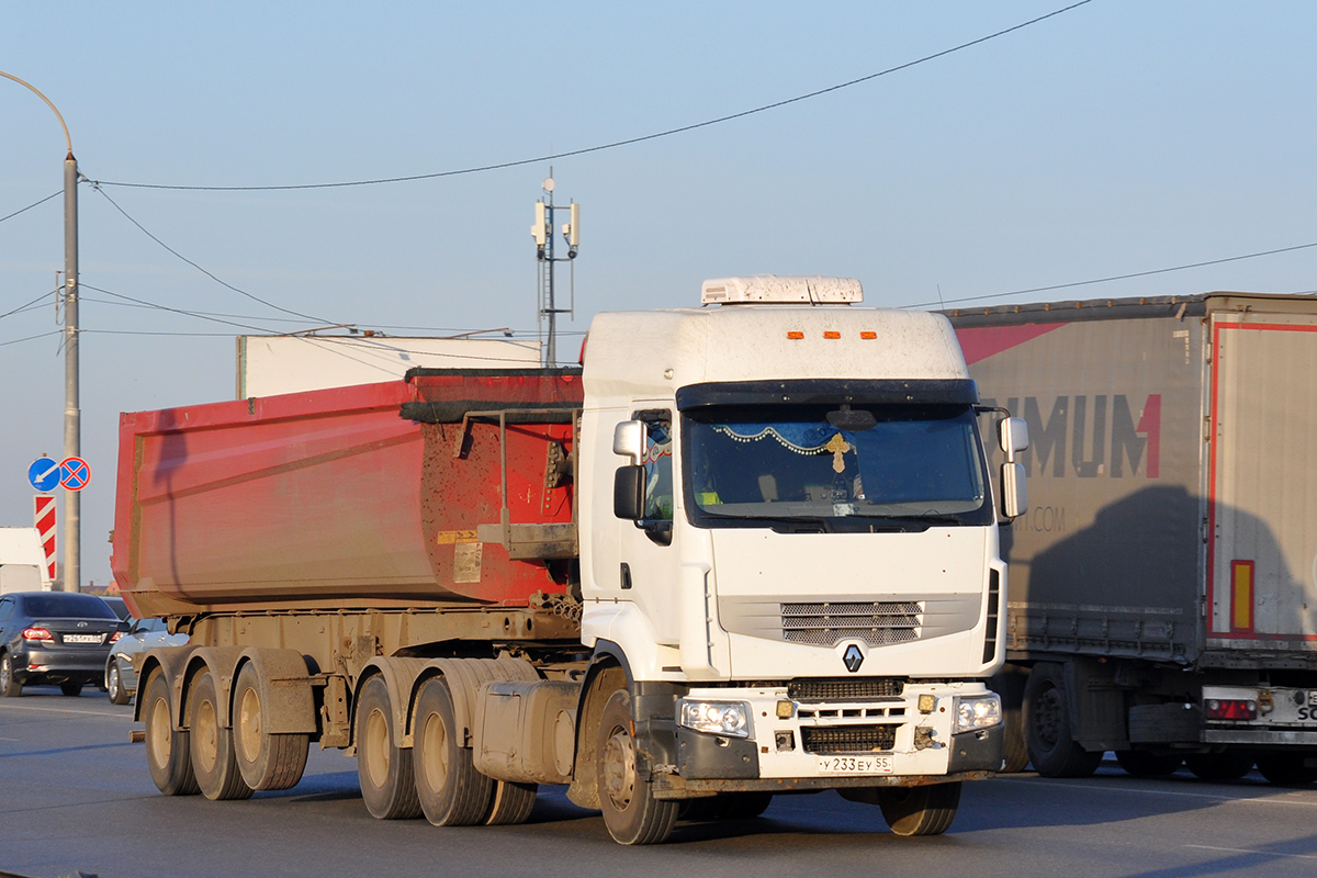 Омская область, № У 233 ЕУ 55 — Renault Premium ('2006) [X9P]
