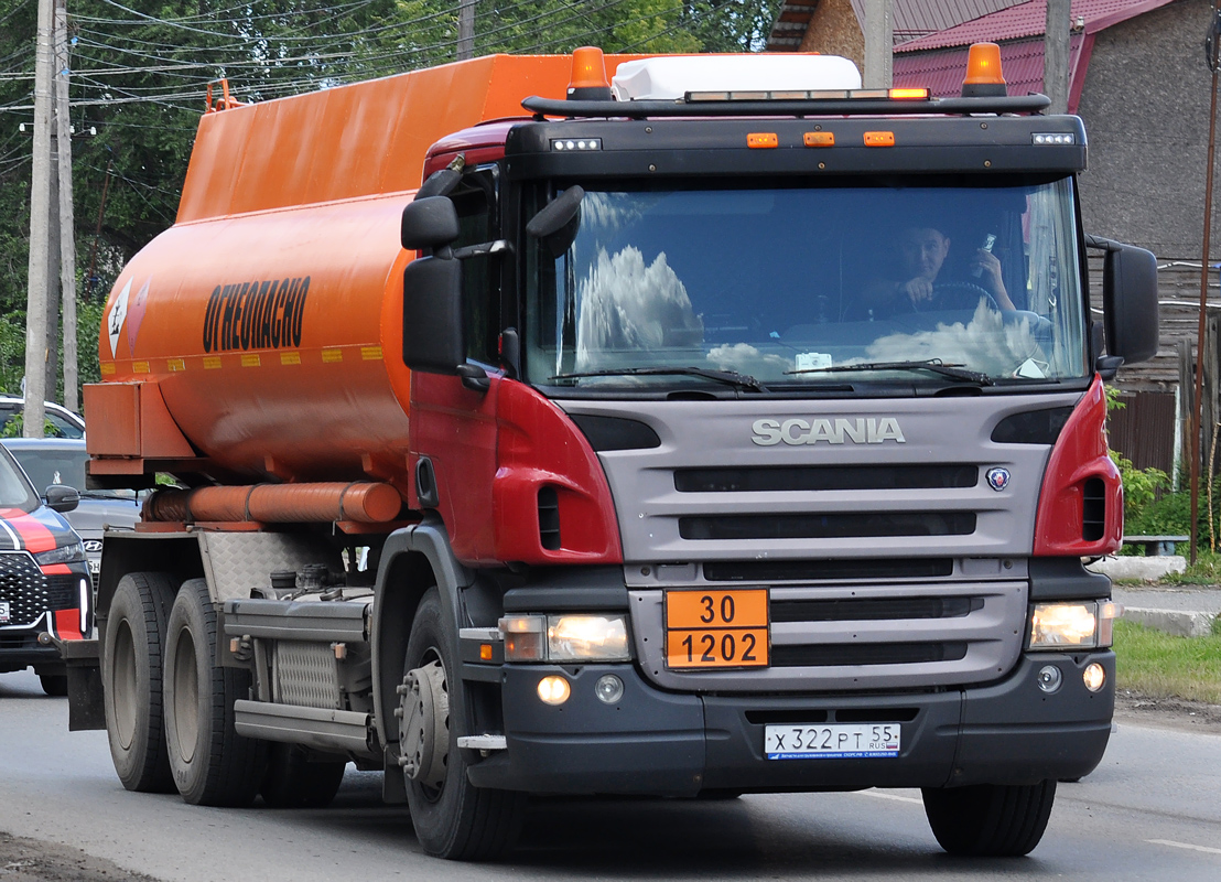 Омская область, № Х 322 РТ 55 — Scania ('2004) P340