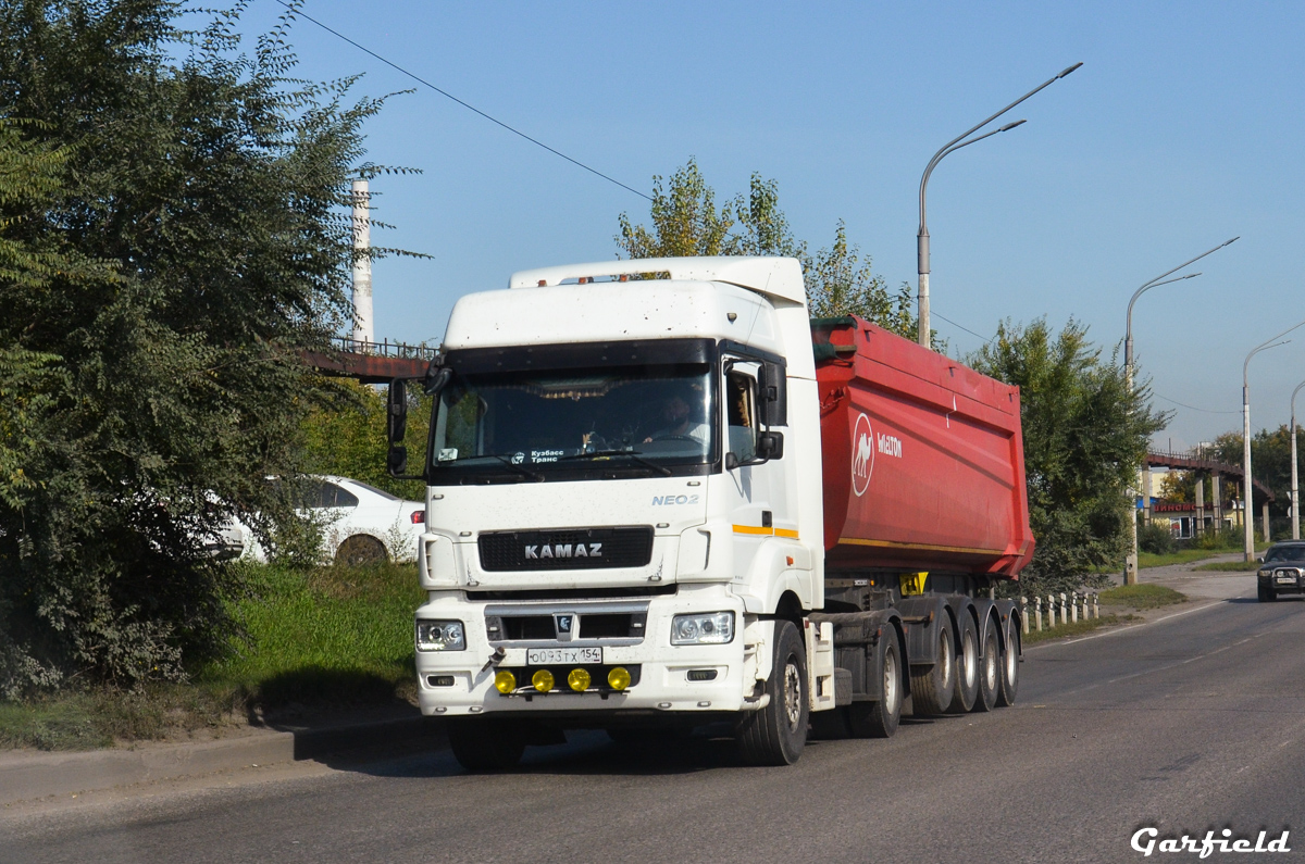 Кемеровская область, № О 093 ТХ 154 — КамАЗ-5490-S5(87)