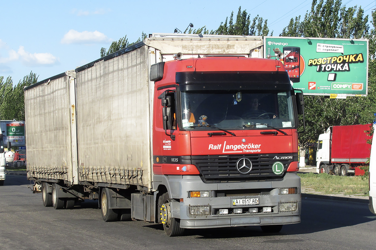 Киевская область, № АІ 0517 АЕ — Mercedes-Benz Actros ('1997) 1835
