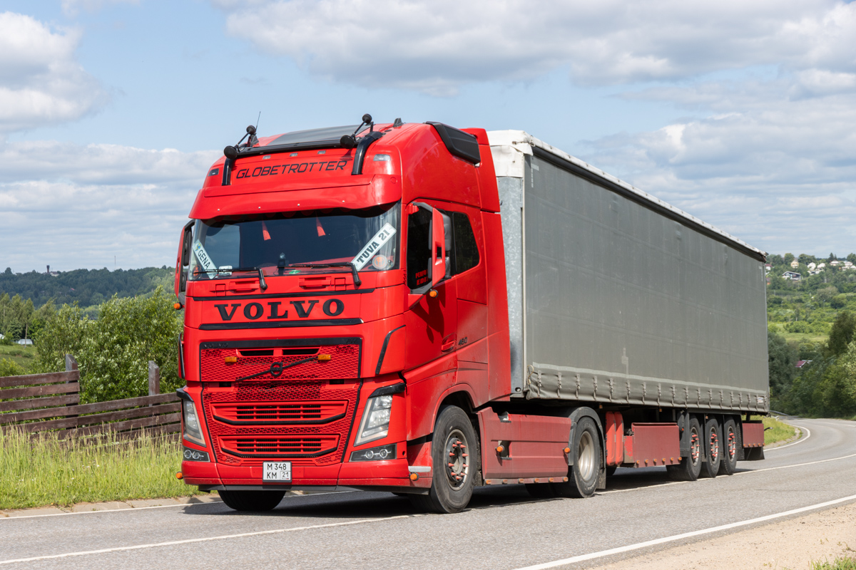 Чувашия, № М 348 КМ 21 — Volvo ('2012) FH.460 [X9P]; Московская область — Фестиваль TruckDay 2025