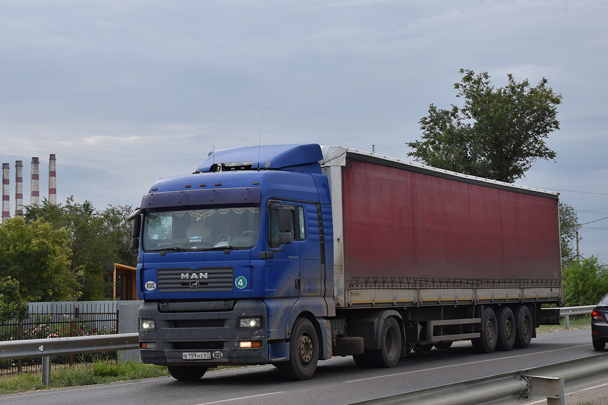 Смоленская область, № В 199 НХ 67 — MAN TGA 18.480