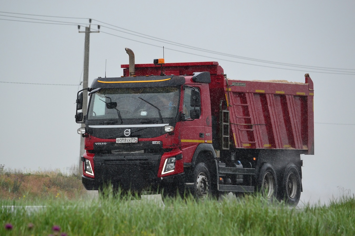 Волгоградская область, № В 018 ХК 134 — Volvo ('2013) FMX.420 [X9P]