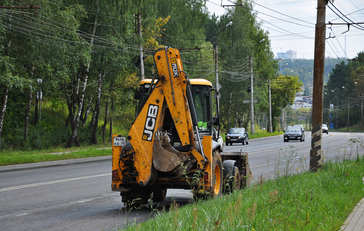 Калужская область, № 9646 КВ 40 — JCB 3CX