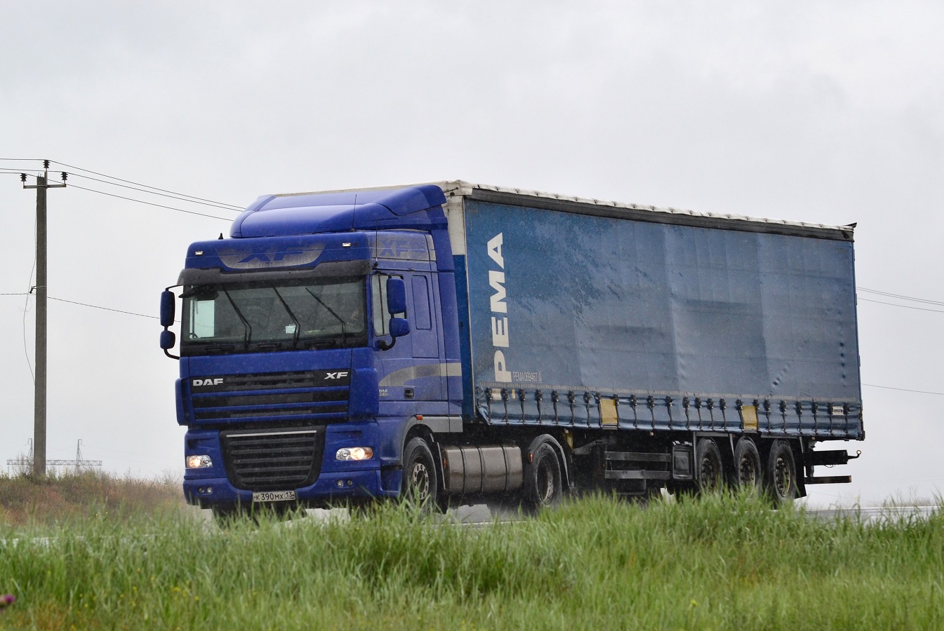 Мордовия, № К 390 МХ 13 — DAF XF105 FT