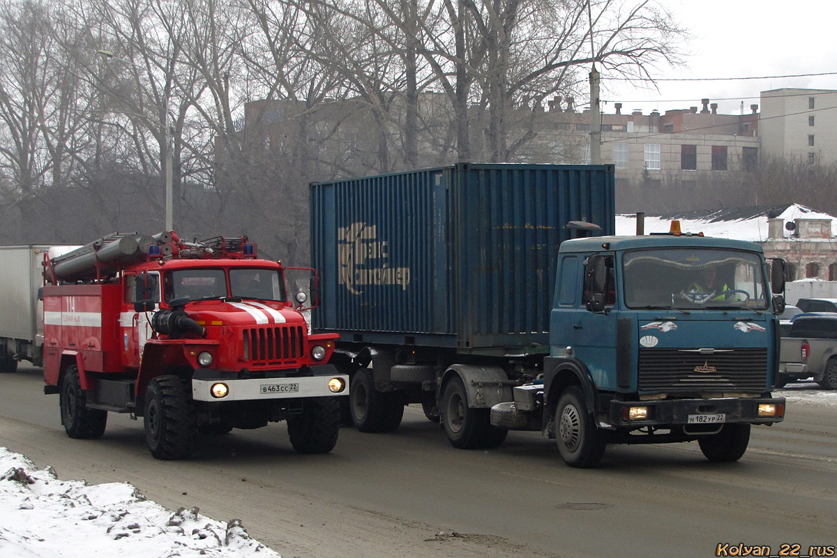 Алтайский край, № 114 — Урал-43206-41; Алтайский край, № Н 182 УР 22 — МАЗ-54323