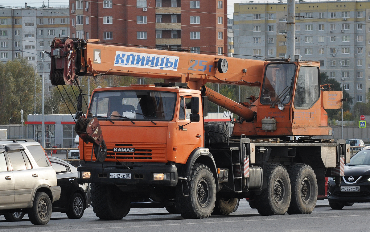 Омская область, № Х 212 КК 55 — КамАЗ-43118-15 [43118R]