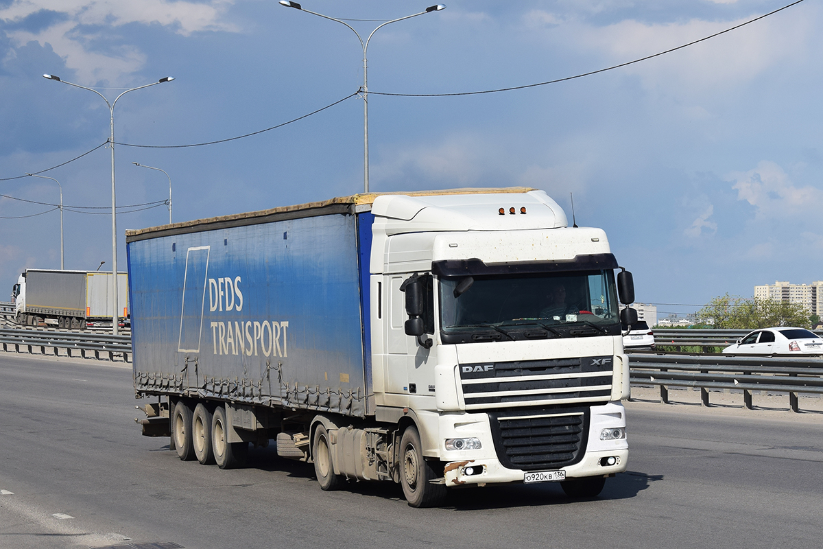Воронежская область, № О 920 КВ 136 — DAF XF105 FT