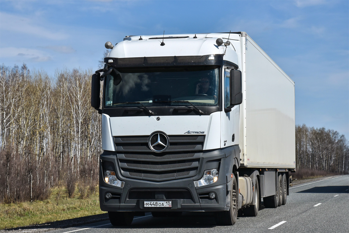 Мордовия, № М 448 ОА 13 — Mercedes-Benz Actros ('2022) [LRD]