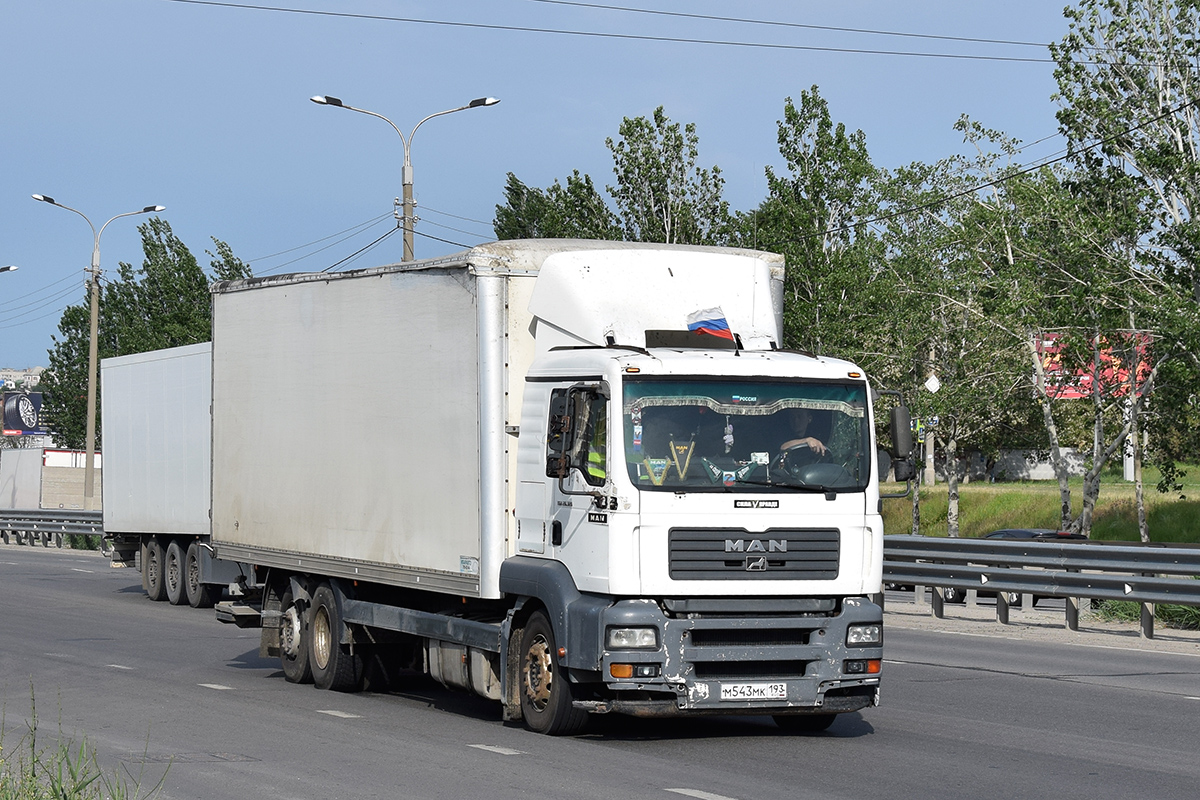 Краснодарский край, № М 543 МК 193 — MAN TGA (общая модель)