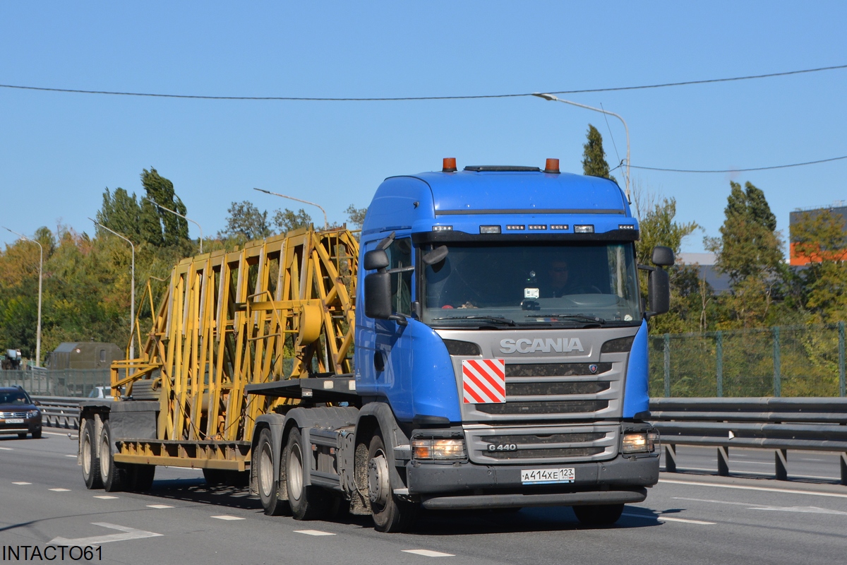 Краснодарский край, № А 414 ХЕ 123 — Scania ('2013) G440