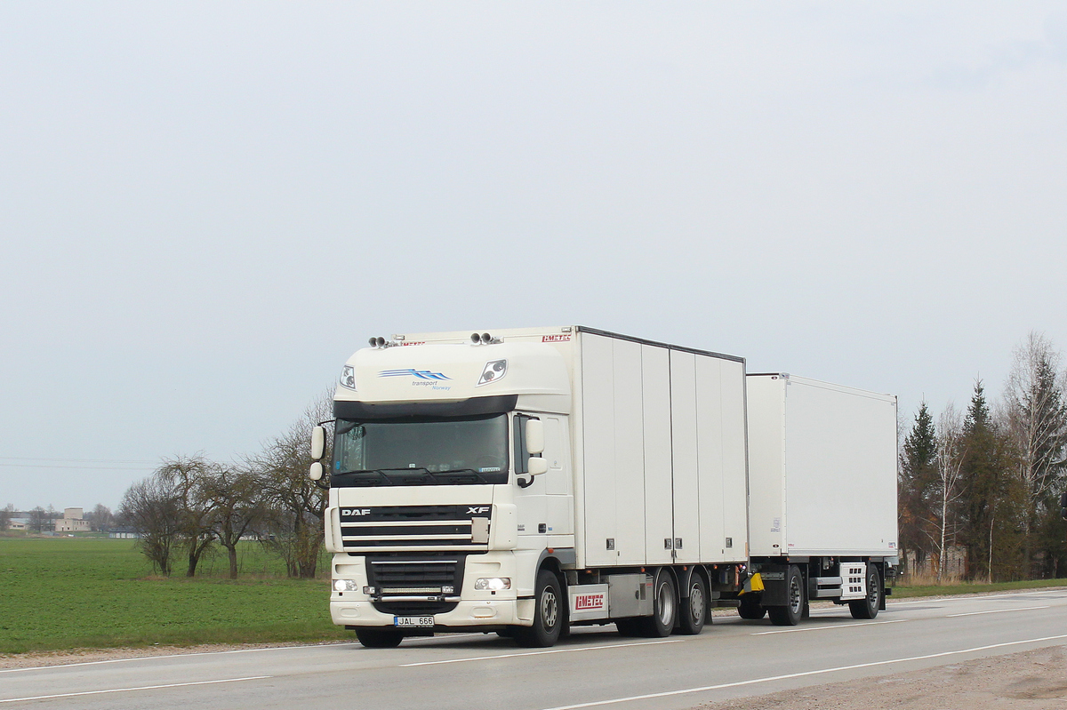 Литва, № JAL 666 — DAF XF105 FAR