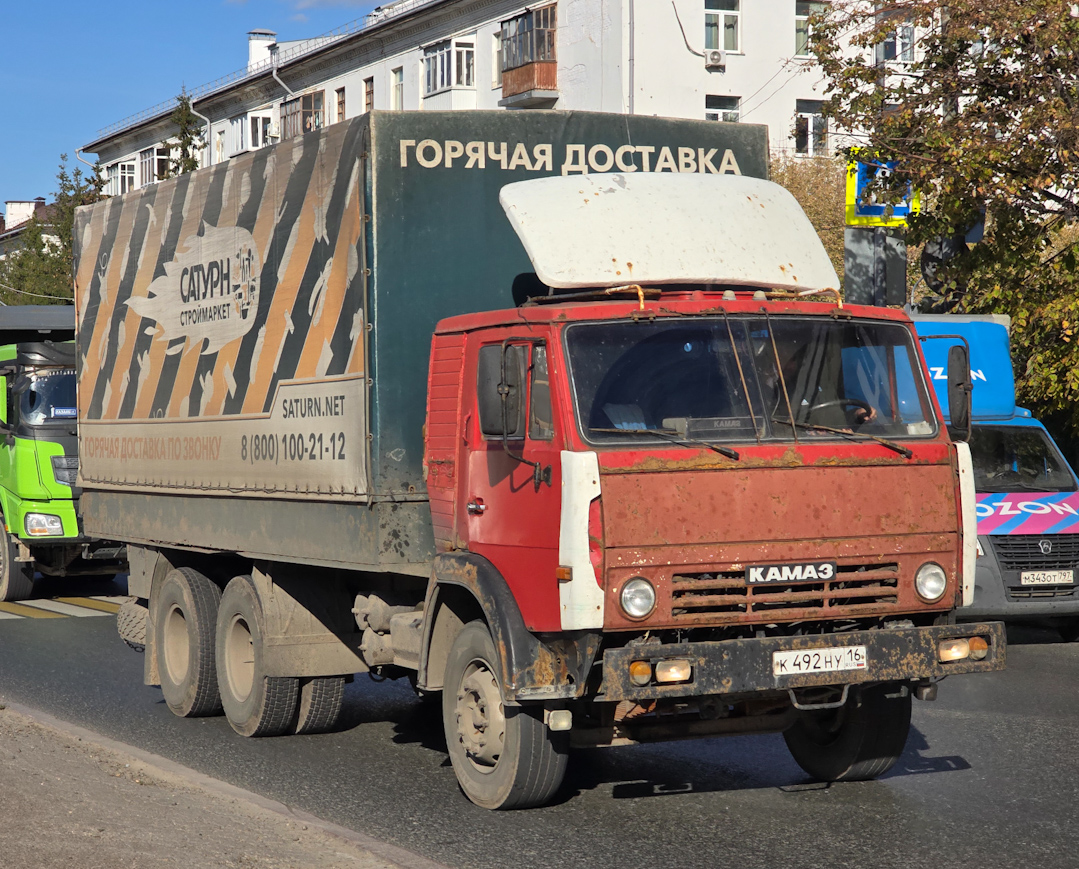 Татарстан, № К 492 НУ 16 — КамАЗ-53212