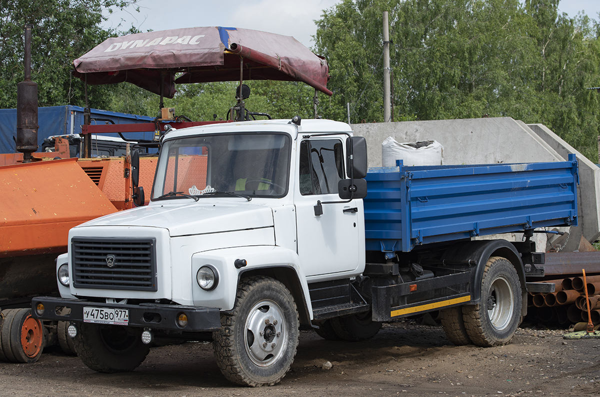 Москва, № У 475 ВО 977 — ГАЗ-3309