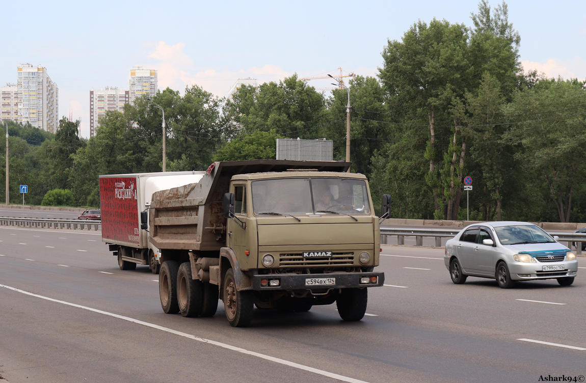 Красноярский край, № С 594 ВХ 124 — КамАЗ-55111 [551110]