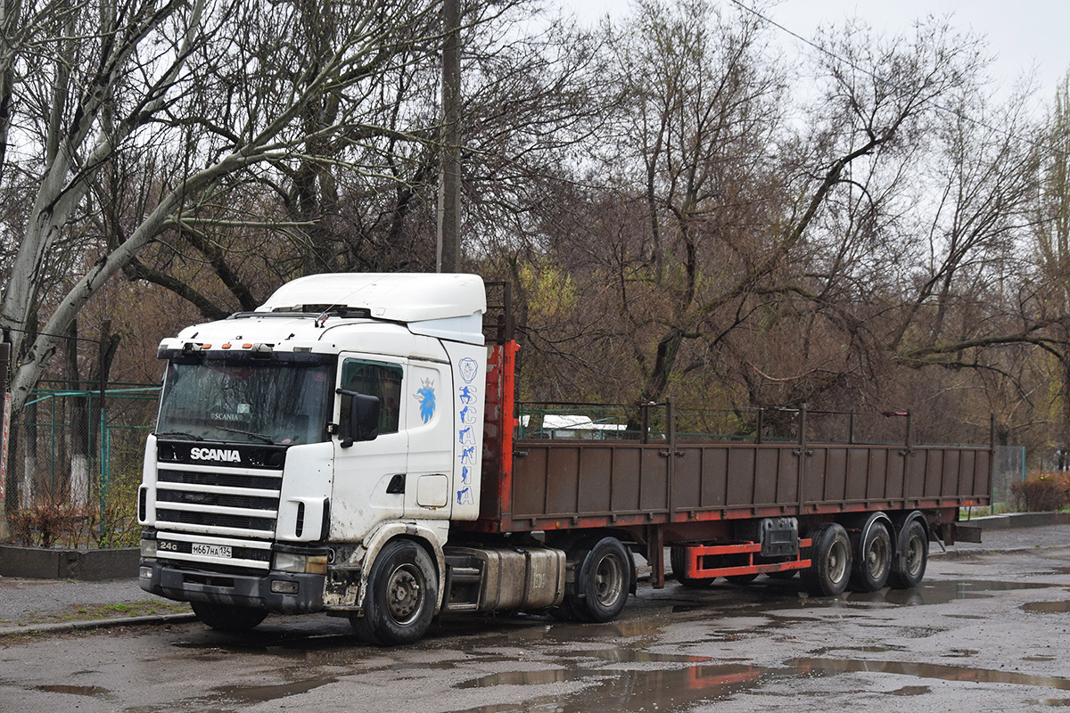 Волгоградская область, № М 667 НА 134 — Scania ('1996) P124G