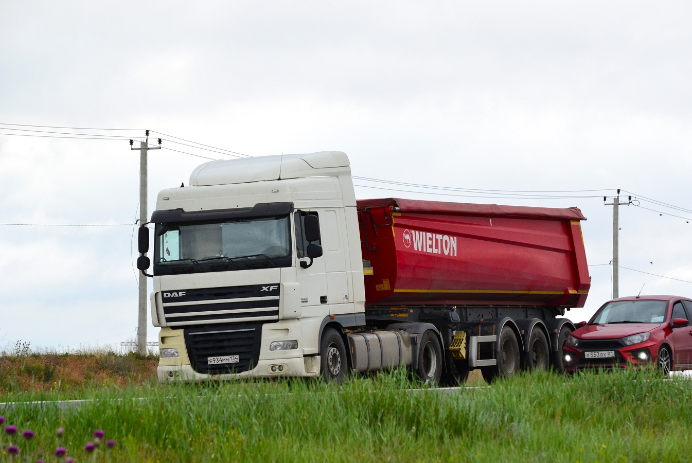 Волгоградская область, № Е 934 ММ 134 — DAF XF105 FT