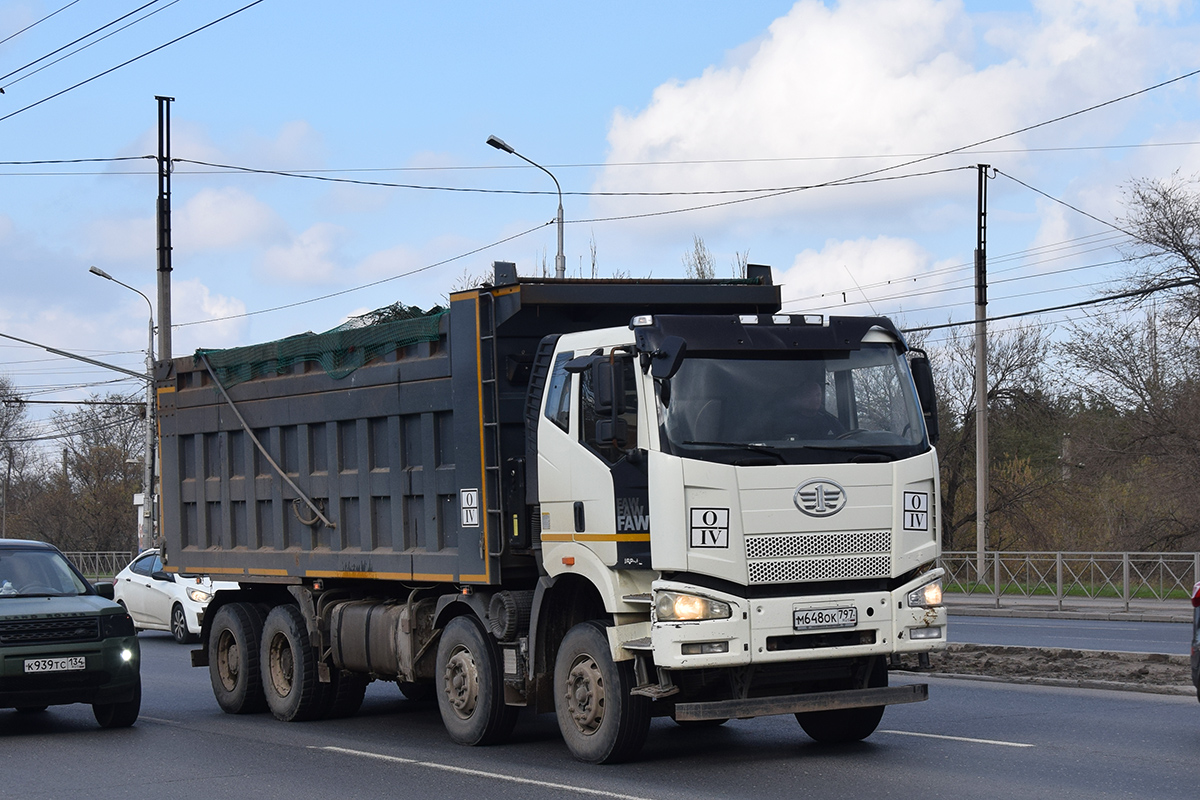Волгоградская область, № М 648 ОК 797 — FAW J6 CA3310