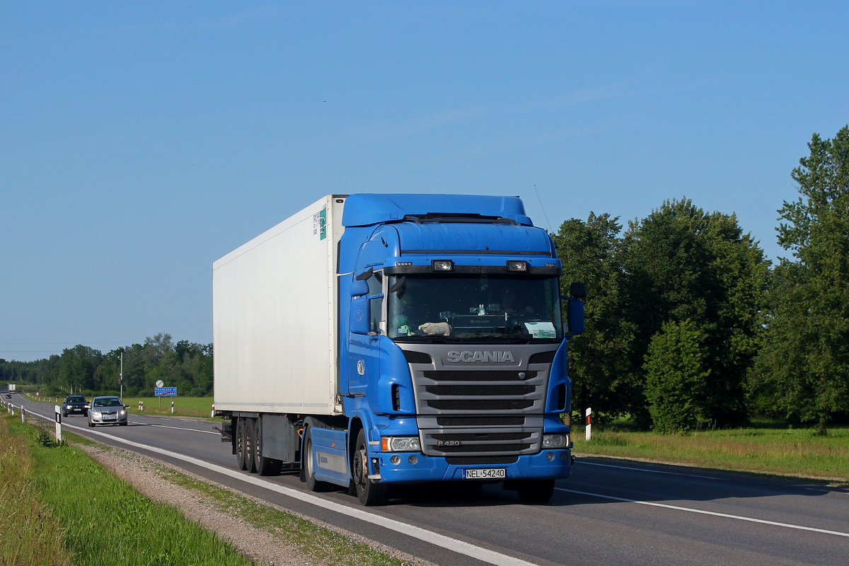 Польша, № NEL 54240 — Scania ('2009) R420