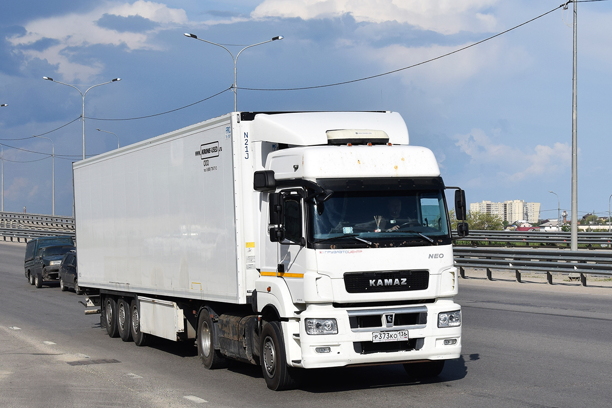 Воронежская область, № Р 373 КО 136 — КамАЗ-5490-S5(87)