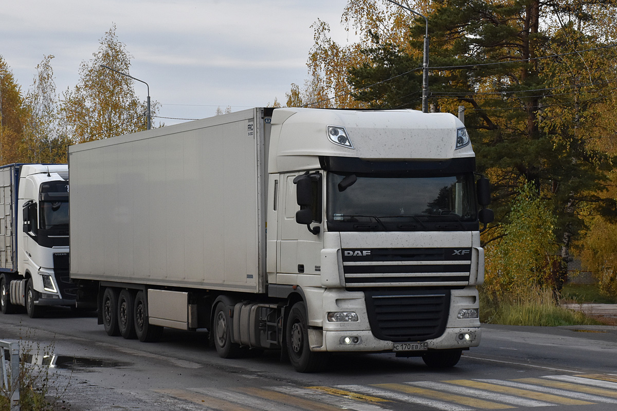 Пензенская область, № С 170 ЕВ 58 — DAF XF105 FT