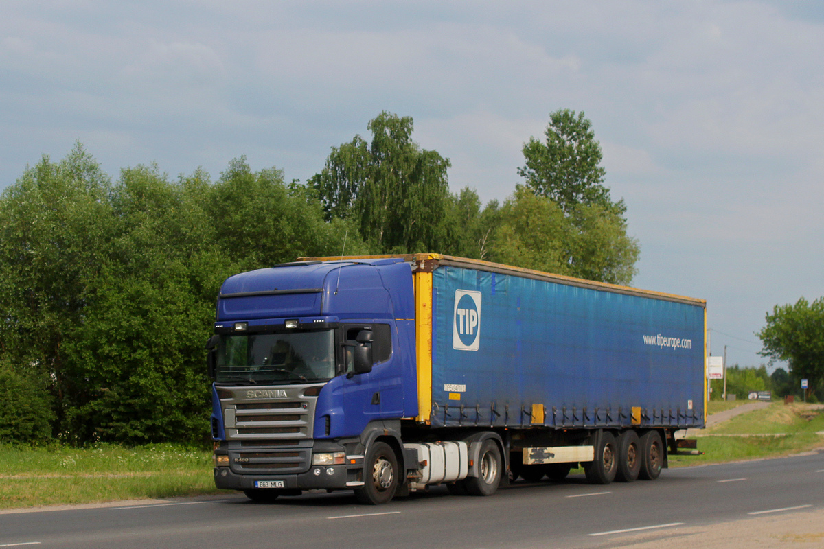 Эстония, № 663 MLG — Scania ('2004) R480