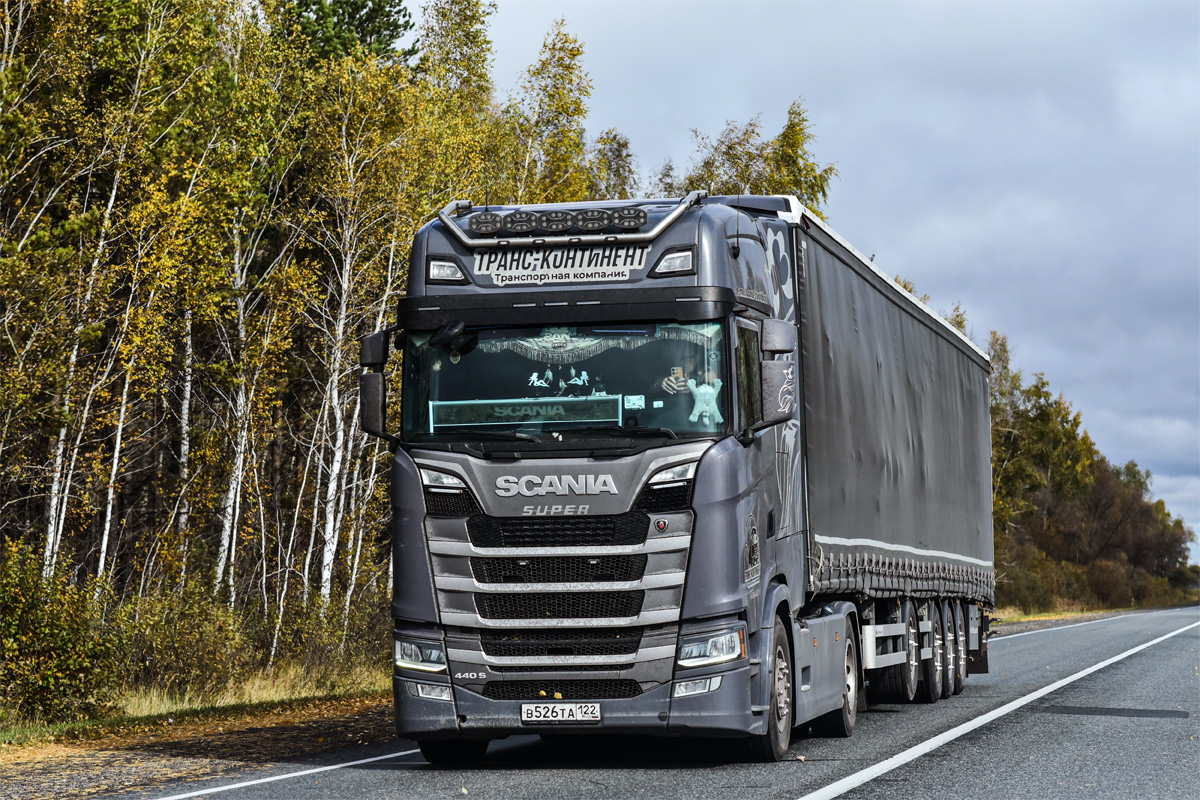 Алтайский край, № В 526 ТА 122 — Scania ('2016) S440