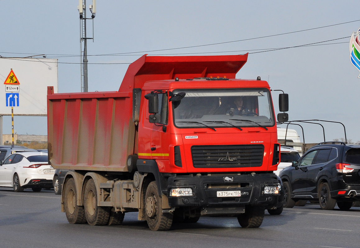Омская область, № А 375 РК 155 — МАЗ-650108