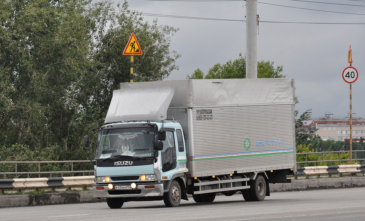 Новосибирская область, № К 434 КМ 154 — Isuzu Forward (общая модель)