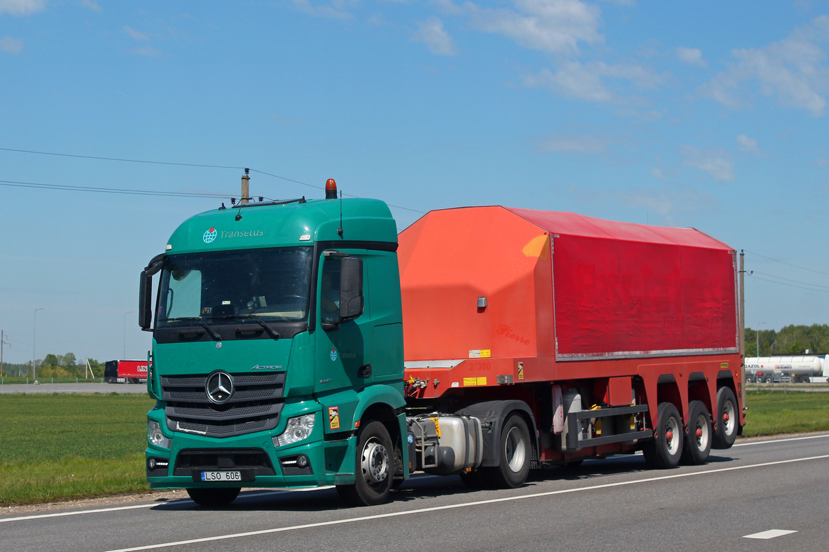 Литва, № LSO 606 — Mercedes-Benz Actros ('2011) 1843