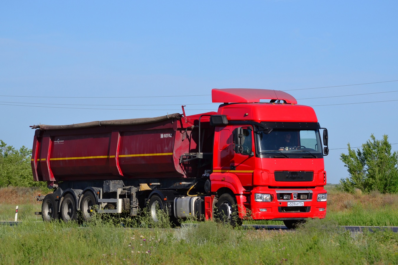 Волгоградская область, № Н 539 НР 134 — КамАЗ-5490-S5(87)