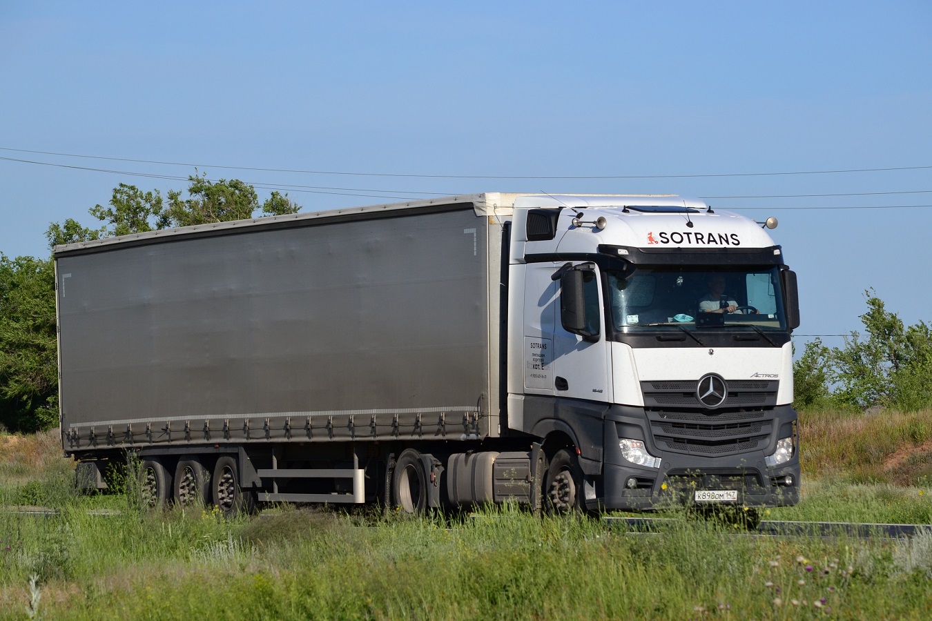 Ленинградская область, № К 898 ОМ 147 — Mercedes-Benz Actros ('2022) [LRD]