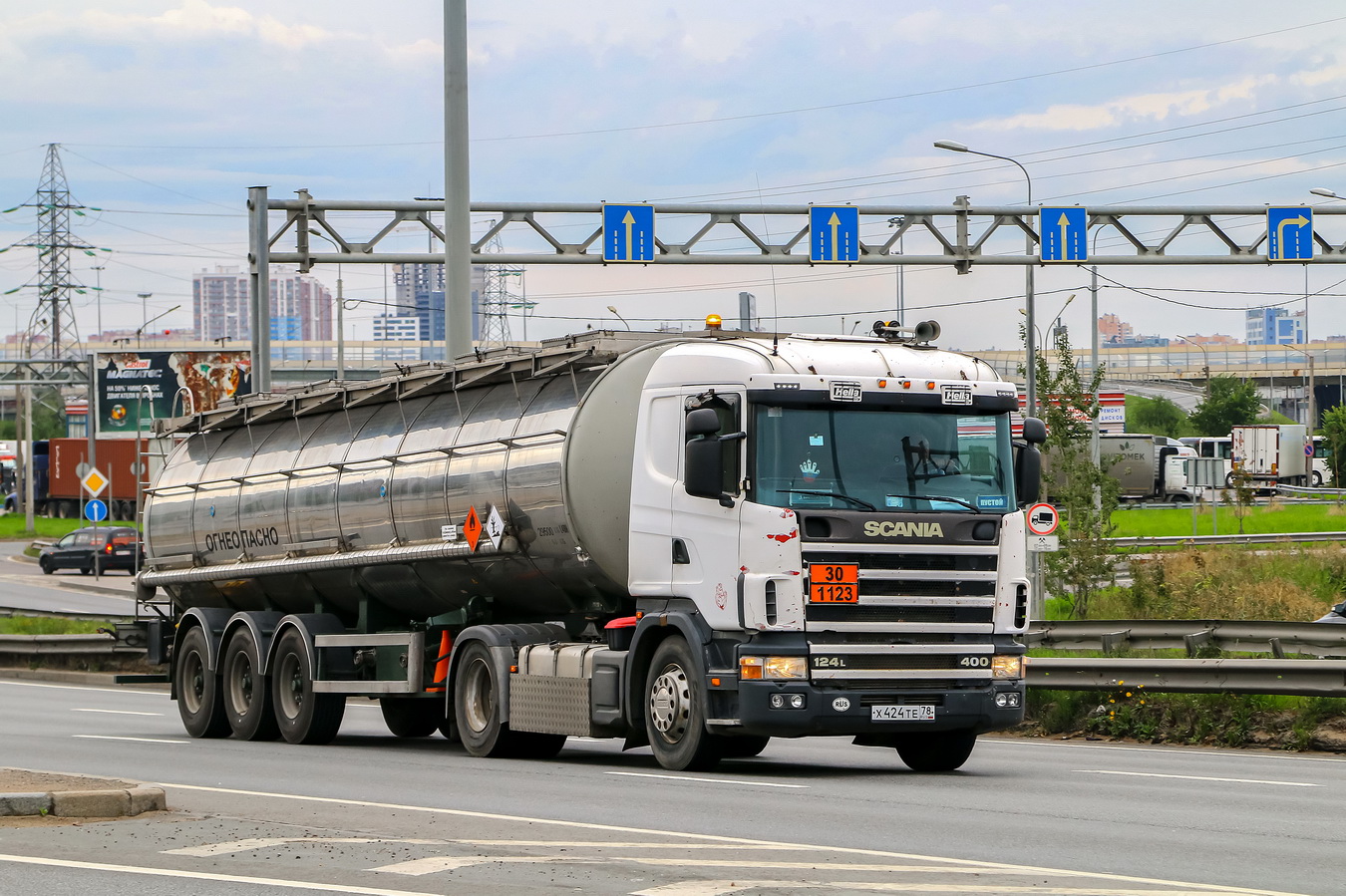 Санкт-Петербург, № Х 424 ТЕ 78 — Scania ('1996) R124L