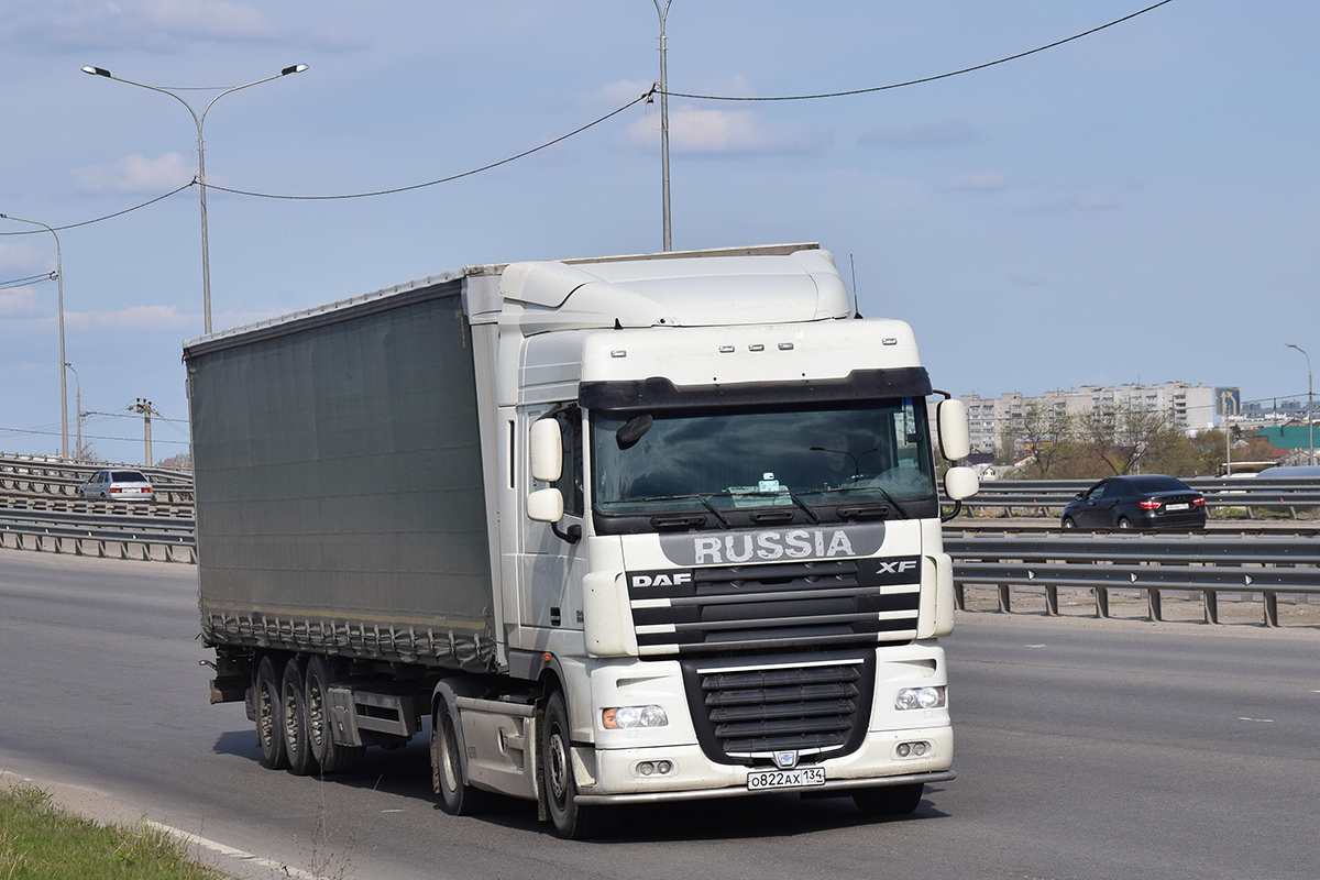 Волгоградская область, № О 822 АХ 134 — DAF XF105 FT