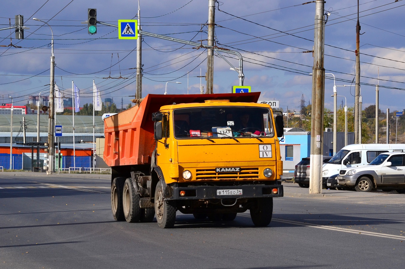 Волгоградская область, № В 115 ЕО 34 — КамАЗ-55111 [551110]