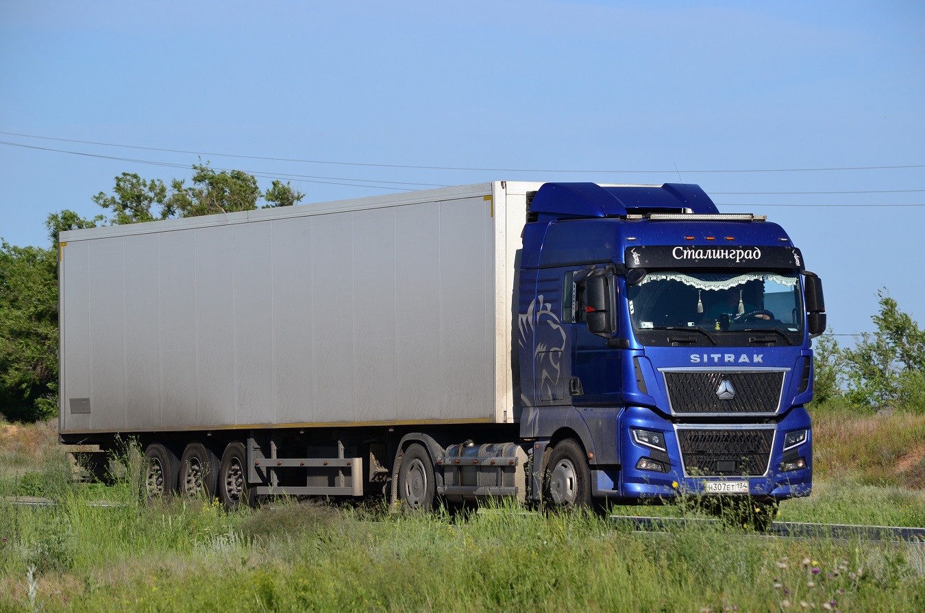 Волгоградская область, № Н 307 ЕТ 134 — Sitrak C7H ZZ4186 MAX