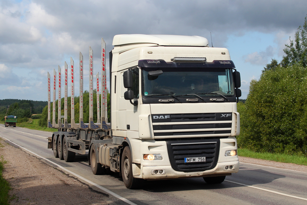 Литва, № MFM 756 — DAF XF105 FT