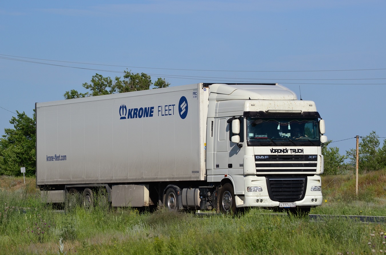 Оренбургская область, № Х 777 УО 56 — DAF XF105 FT