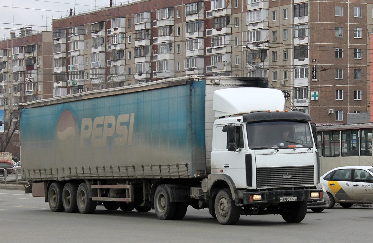Челябинская область, № М 398 ОТ 174 — МАЗ-543205