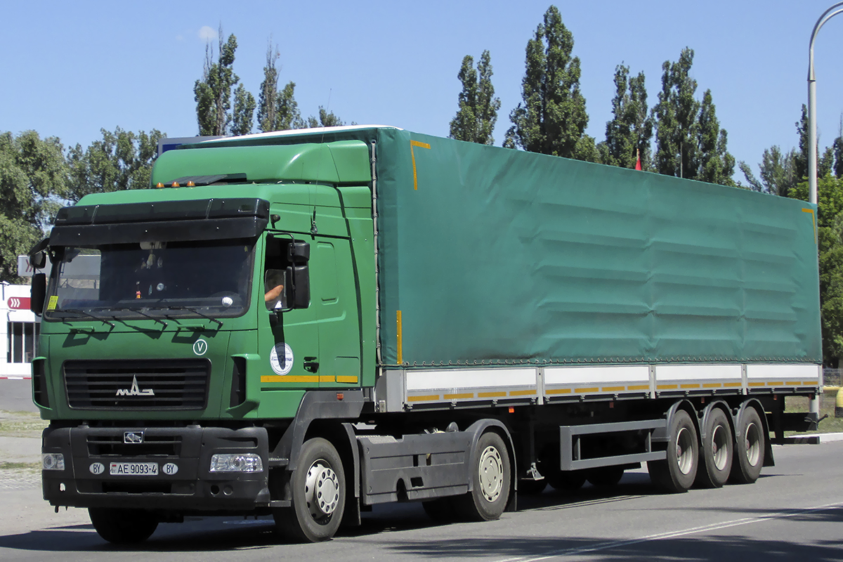 Гродненская область, № АЕ 9093-4 — МАЗ-5440 (общая модель)