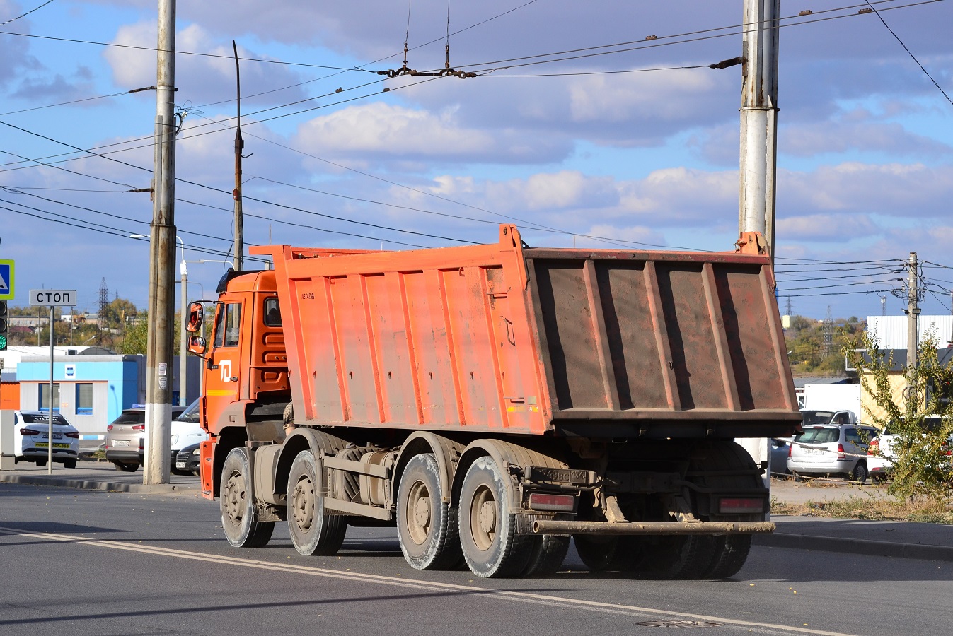 Волгоградская область, № К 749 ВС 134 — КамАЗ-65201-53