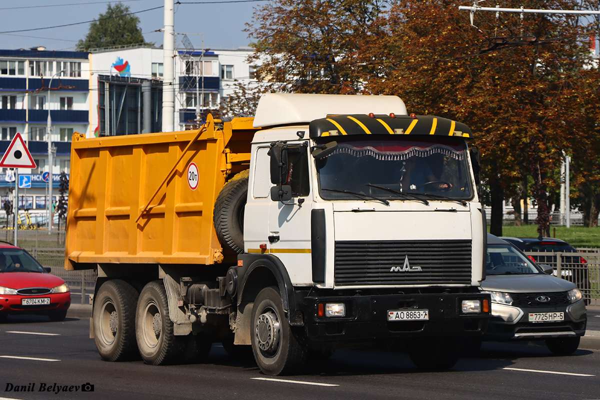 Минск, № АО 8863-7 — МАЗ-5516 (общая модель)
