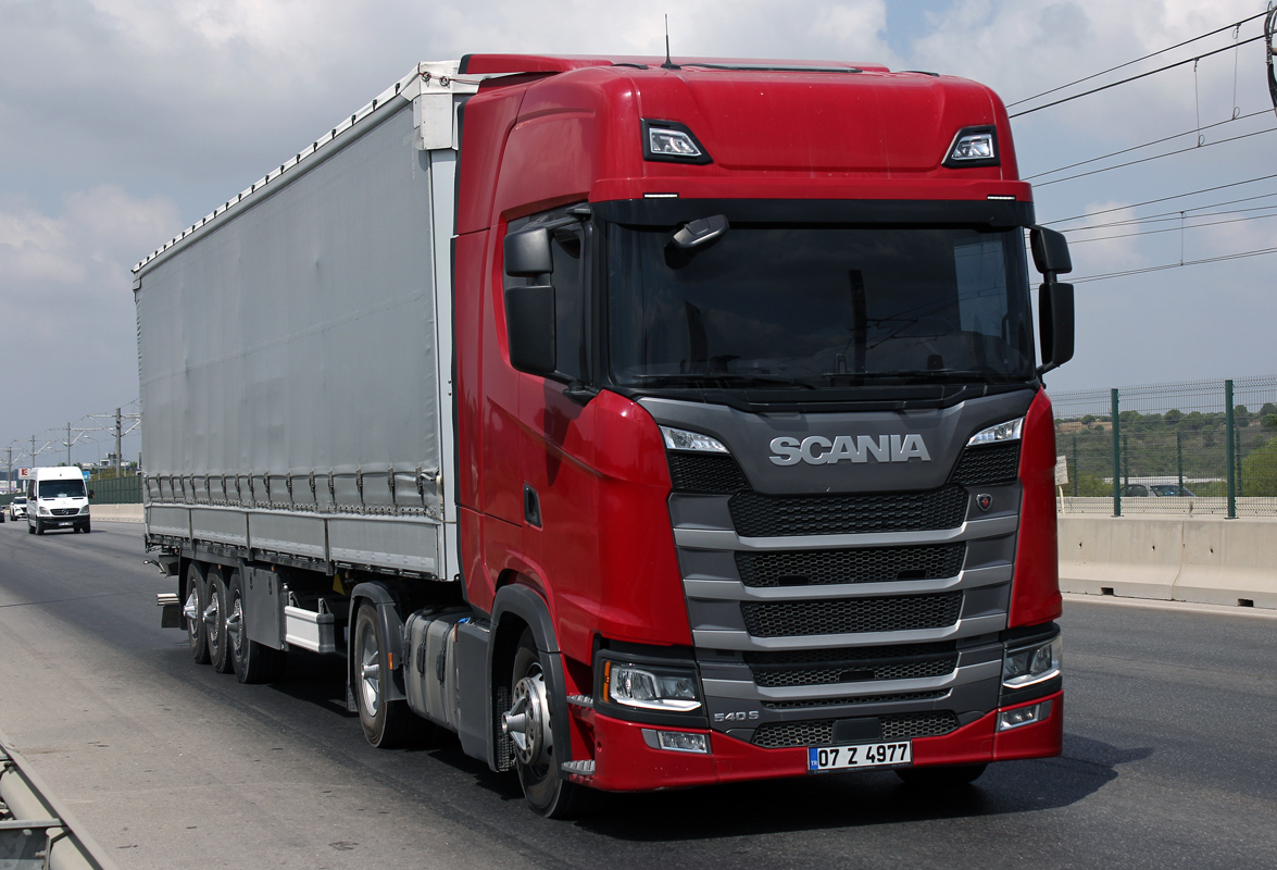 Турция, № 07 Z 4977 — Scania ('2016) S-Series (общ. м)