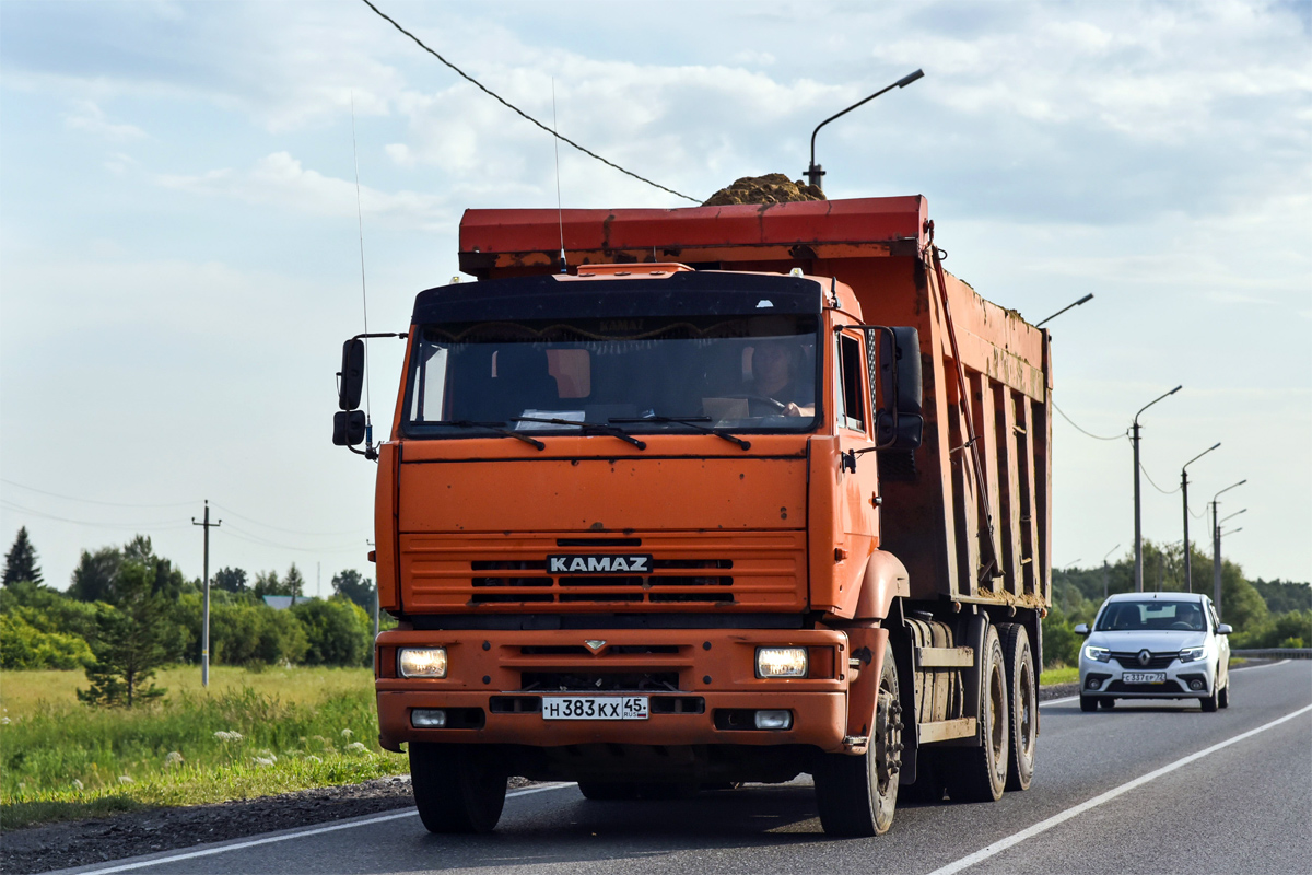 Тюменская область, № Н 383 КХ 45 — КамАЗ-6520 (общая модель)