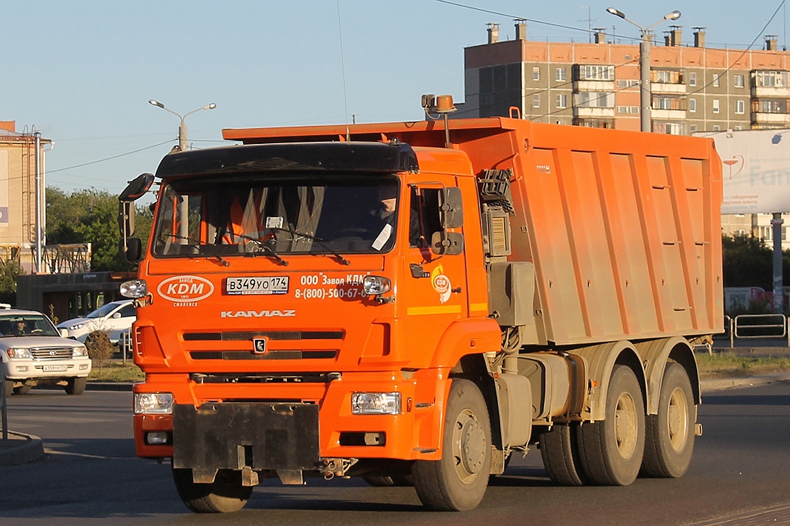 Челябинская область, № В 349 УО 174 — КамАЗ-6520-53