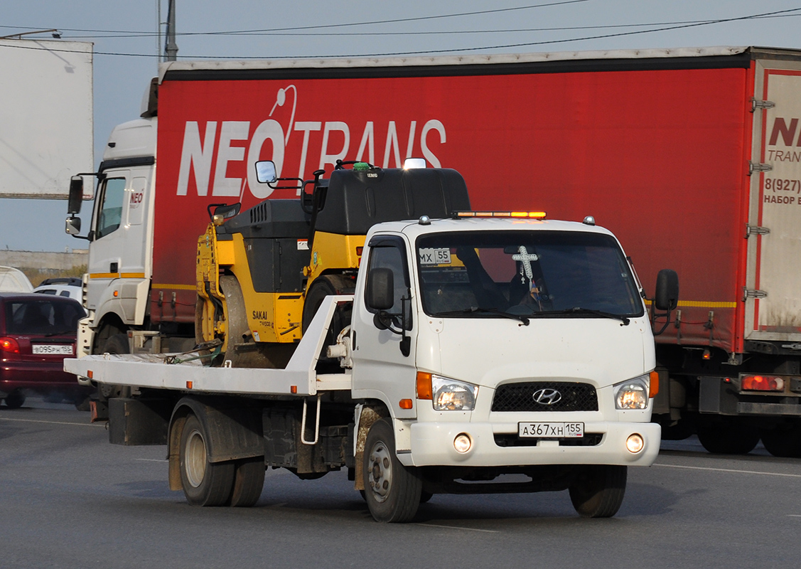 Омская область, № А 367 ХН 155 — Hyundai HD78 ('2004); Омская область — Спецтехника с нечитаемыми на фото номерами