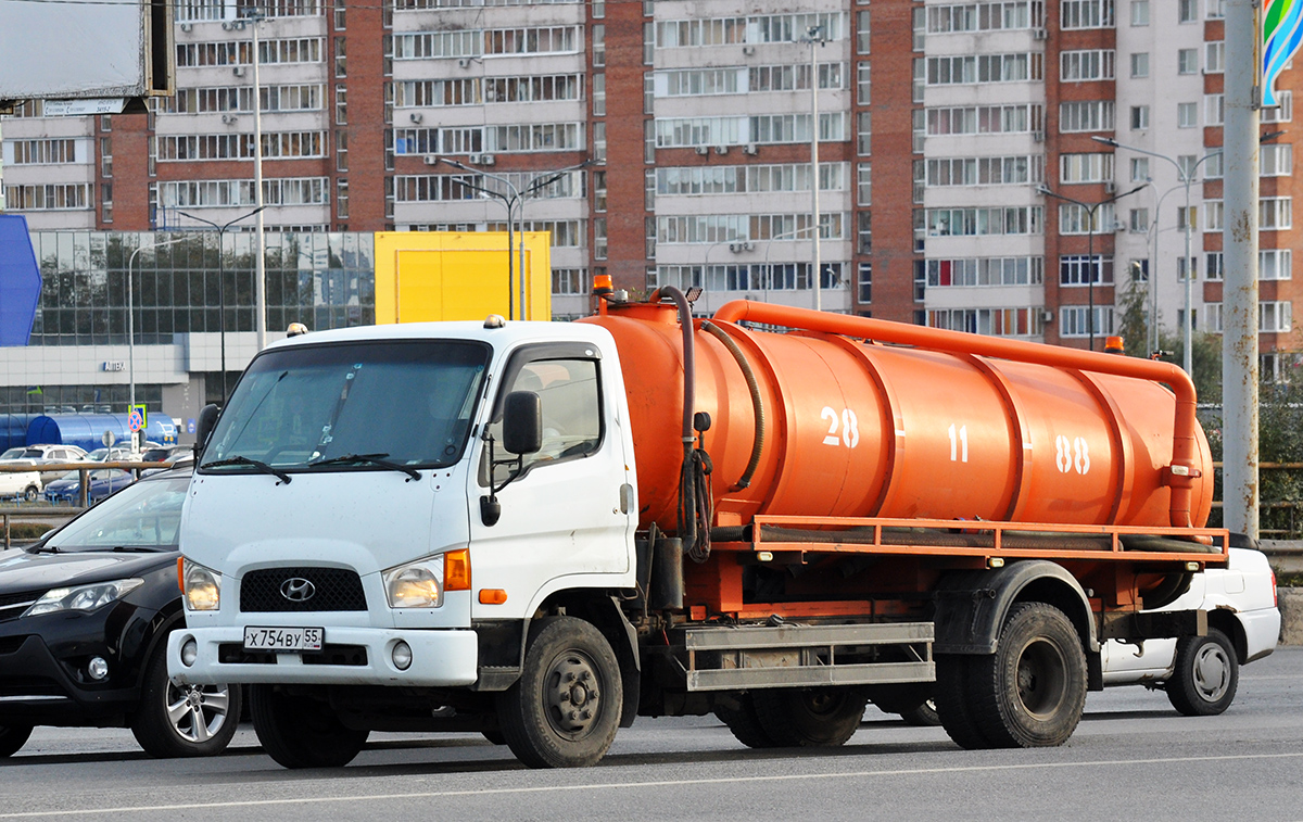 Омская область, № Х 754 ВУ 55 — Hyundai HD78 ('2004)