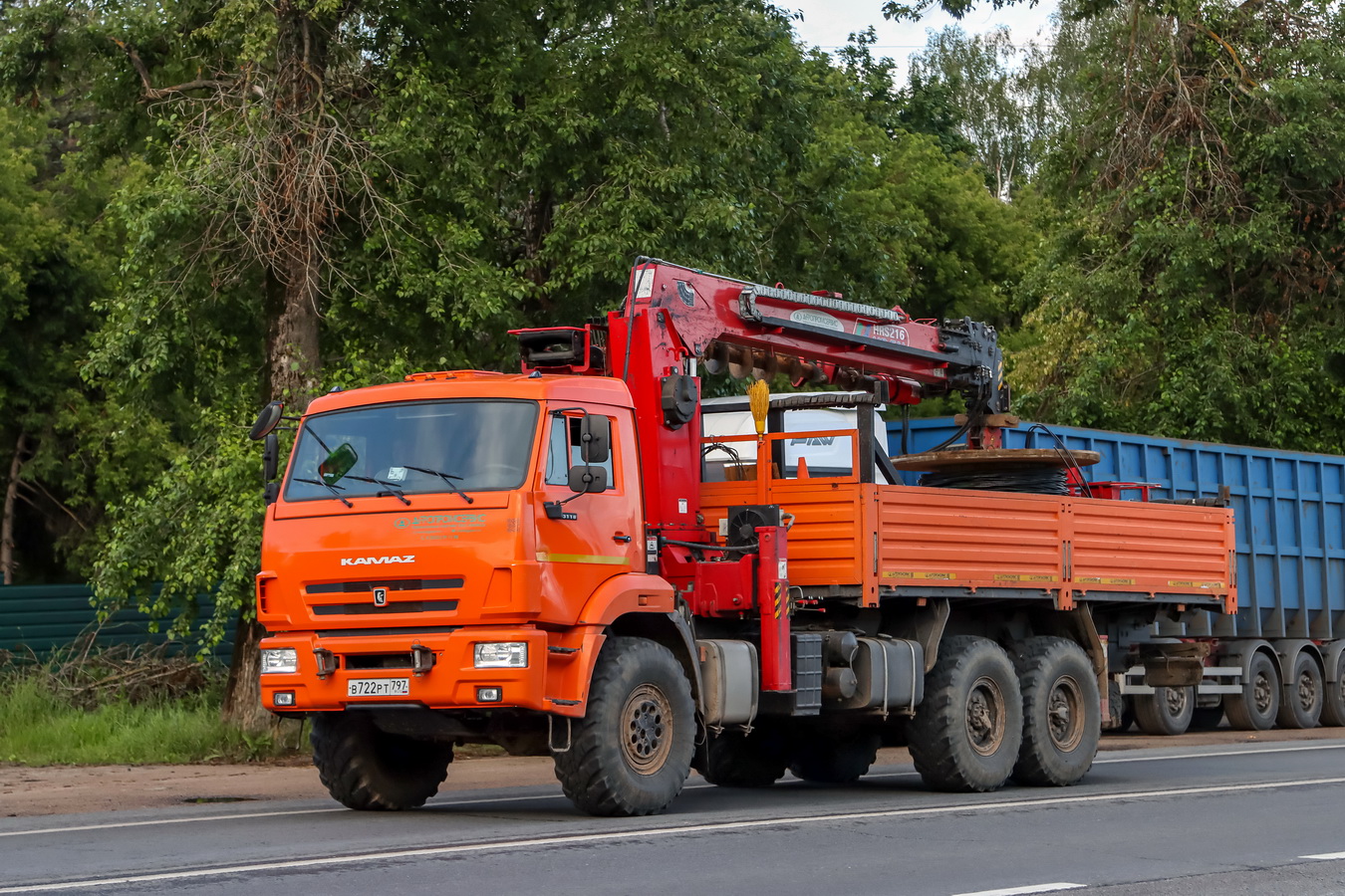 Москва, № В 722 РТ 797 — КамАЗ-43118-50